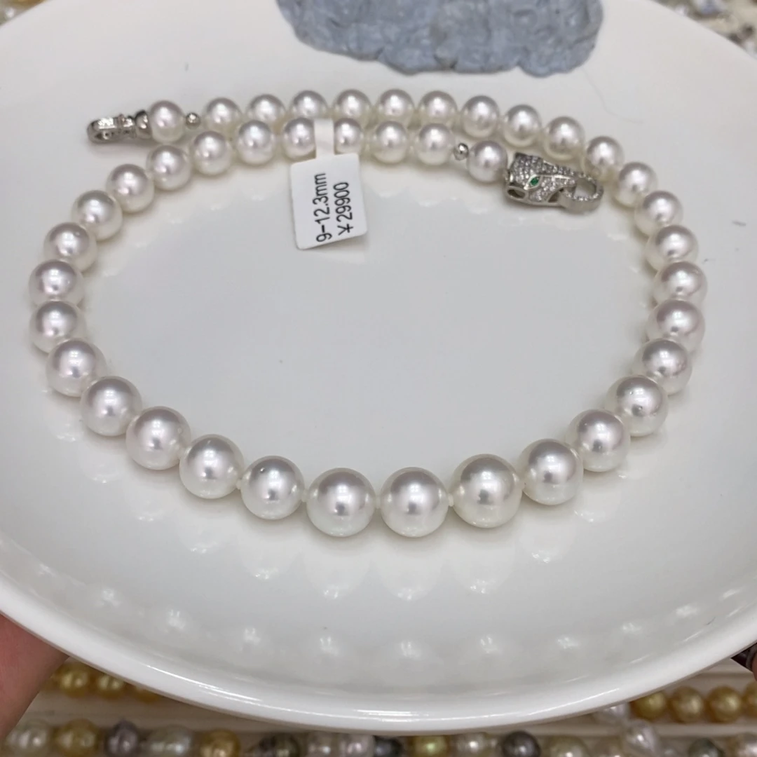 海水珍珠颈饰未镶嵌花***来澳白项链9-12.3 潘