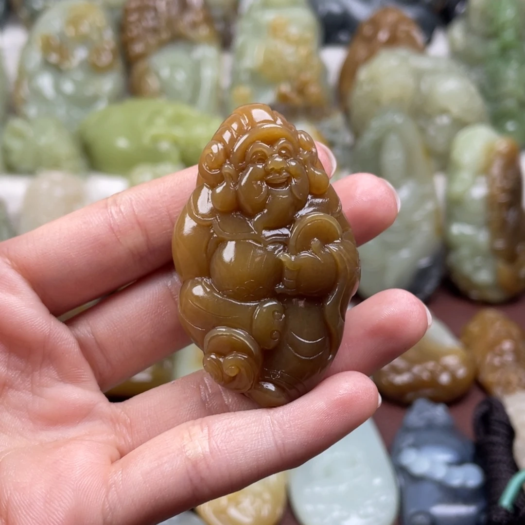龍***)和田玉未镶嵌颈饰