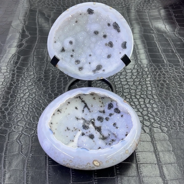 全抛蓝软盆未镶嵌水晶