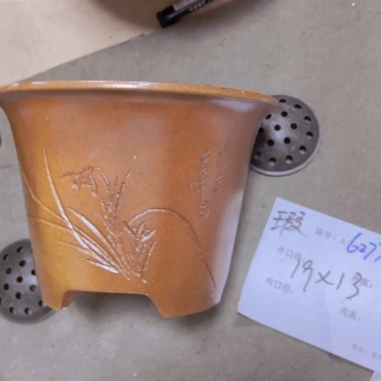 紫砂花盆花卉工艺