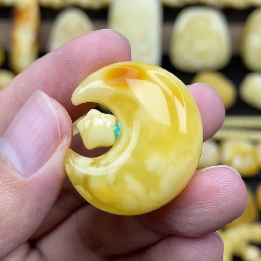 裸石琥珀未镶嵌琥珀蜜蜡