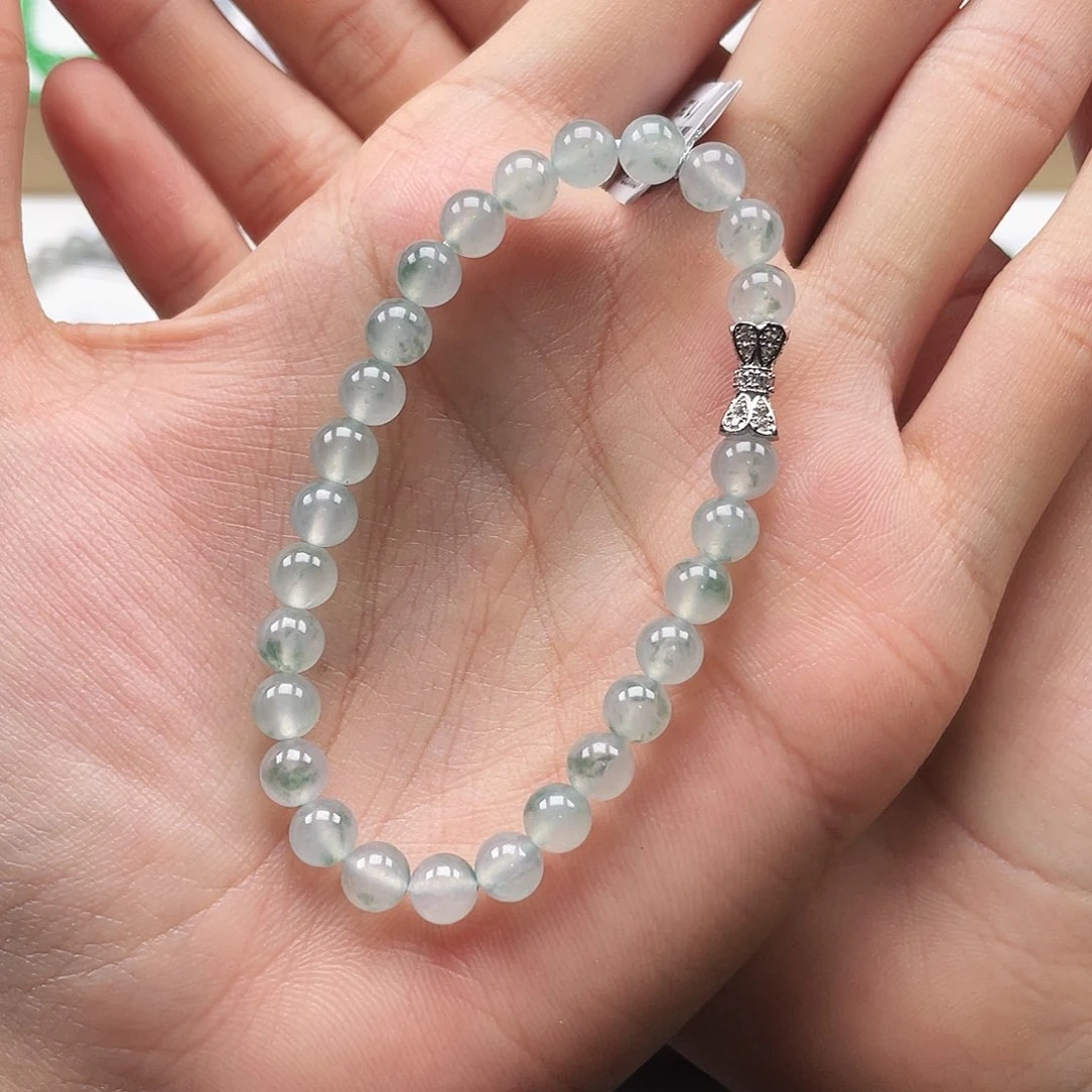 未镶嵌手串翡翠未镶嵌手链翡翠卡6