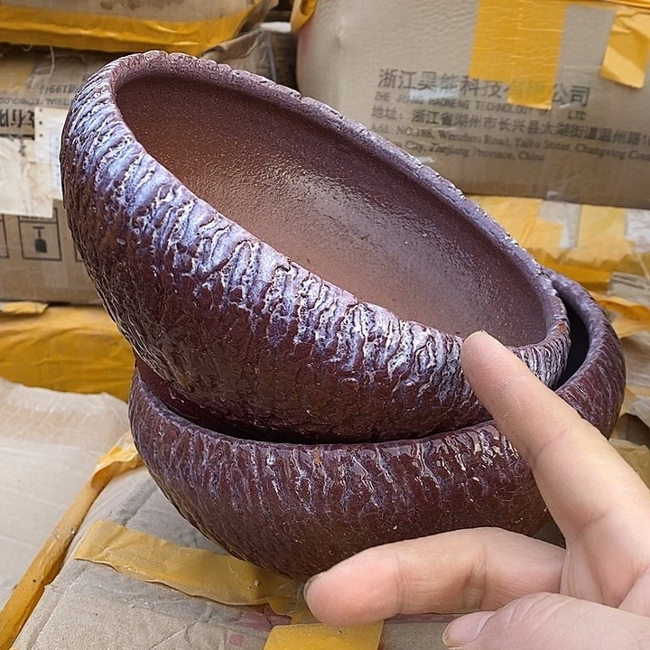 宜兴粗陶紫砂花盆7