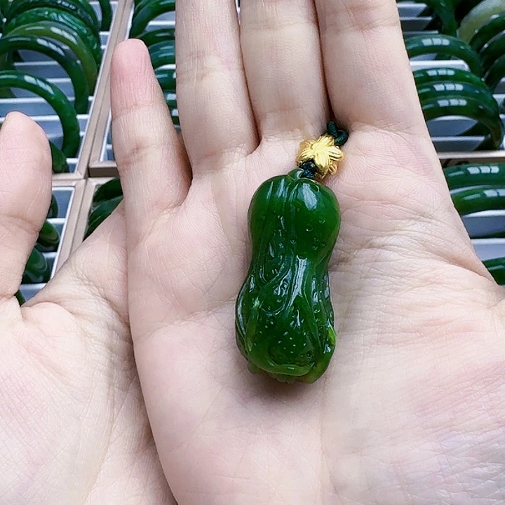 和田玉（碧玉）挂坠未镶嵌