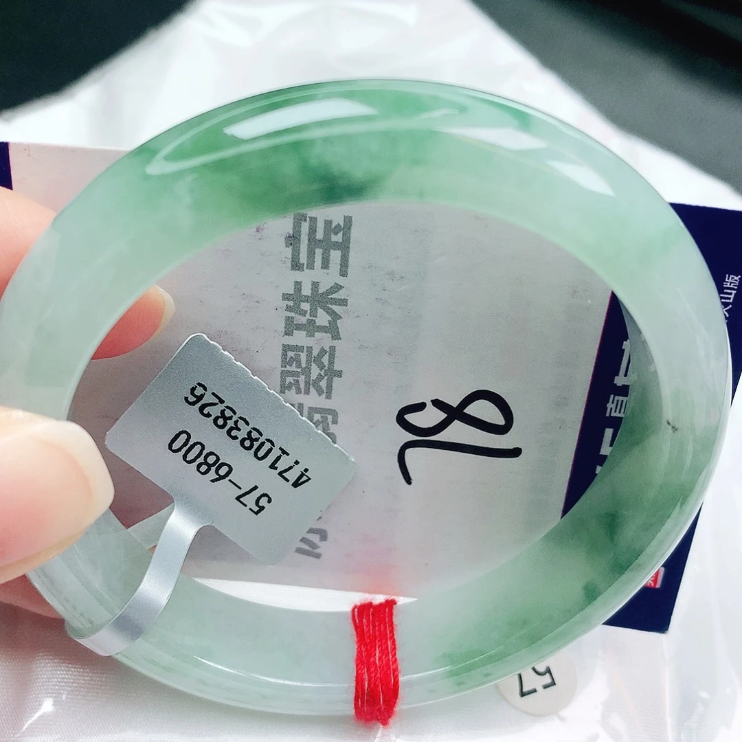 翡翠未镶嵌手镯缅甸天然A货翡翠手镯