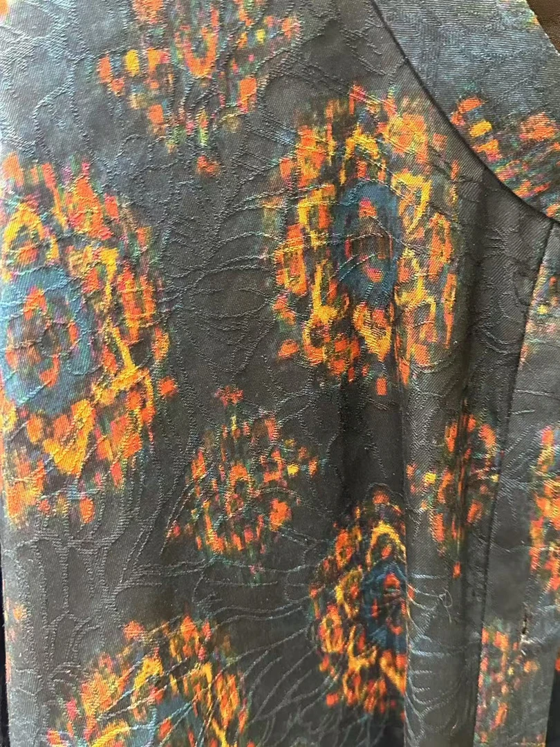 叶辰甄选香云纱 秋季新品香云纱缎面双穿衬衫上衣(86366)