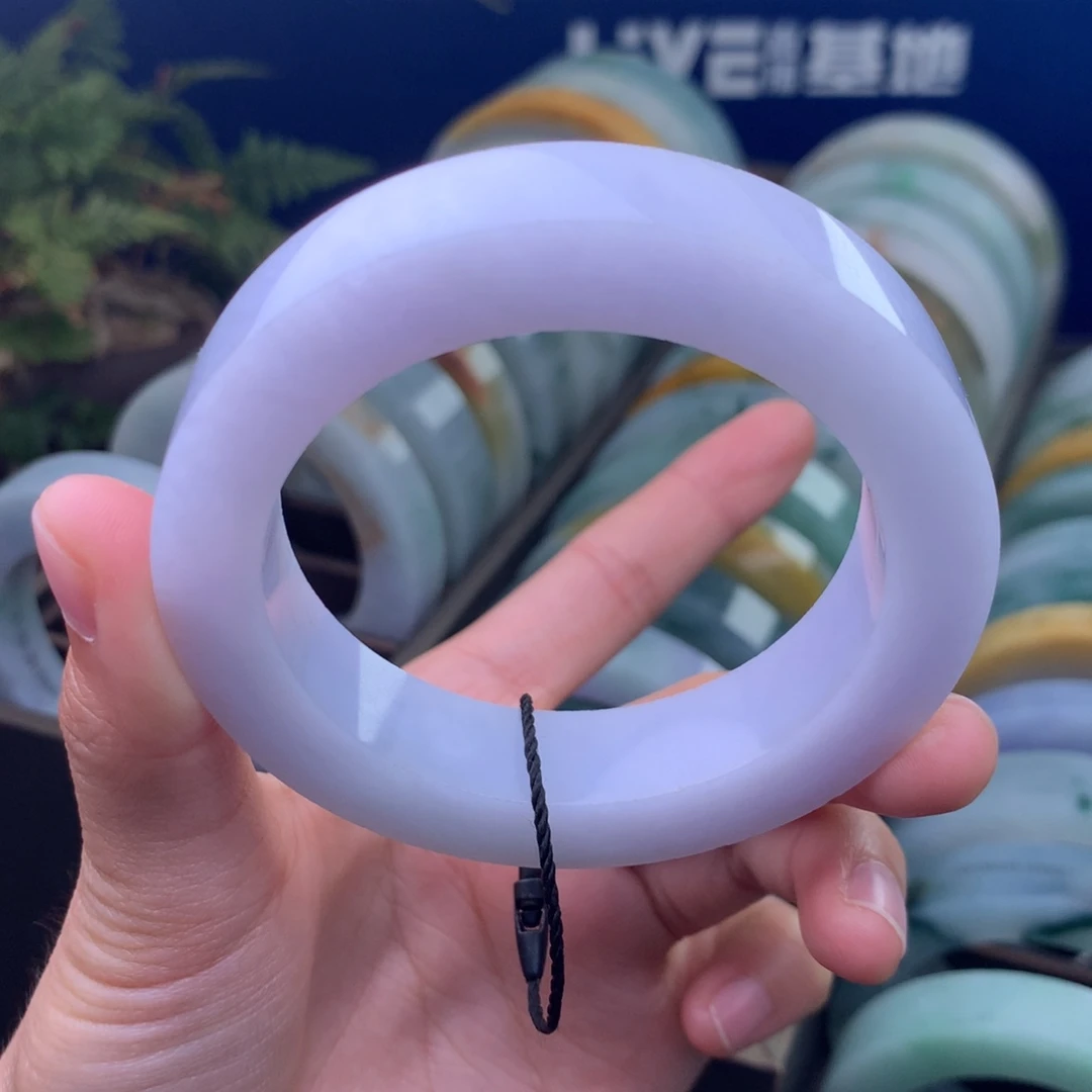 定制翡翠未镶嵌手镯定制不退不换