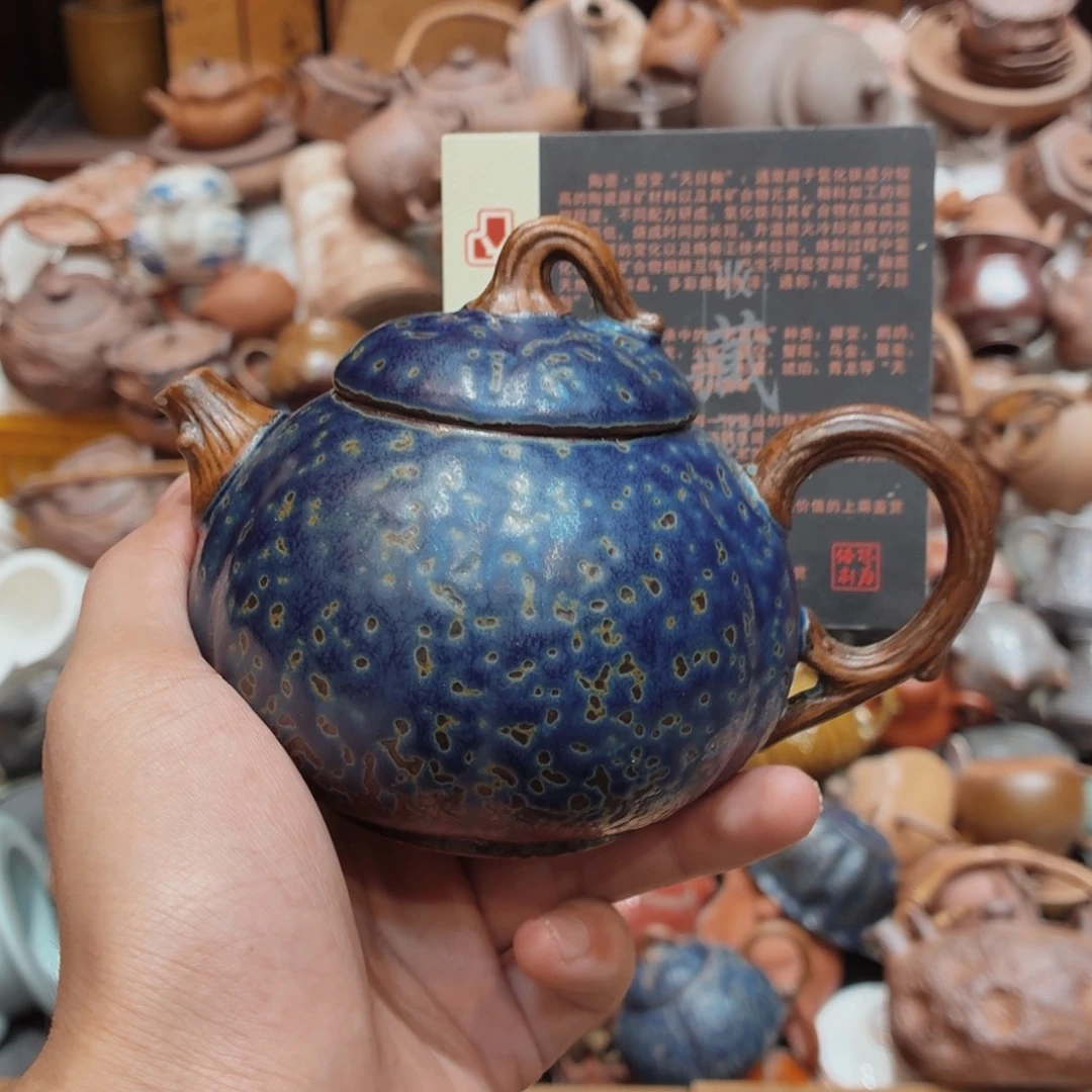 柴烧老岩泥高温茶器皿
