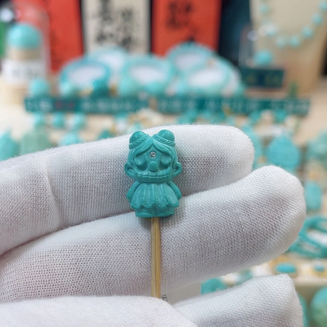 绿松石珠宝奇石未镶嵌