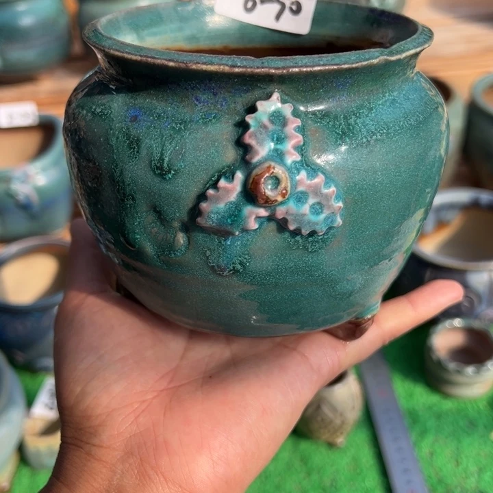 陶瓷6-90花盆小鹿园艺