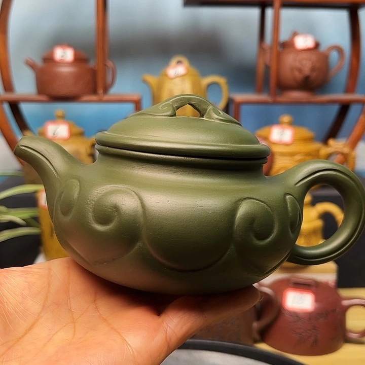 茶壶紫砂微瑕不带证书礼盒350cc