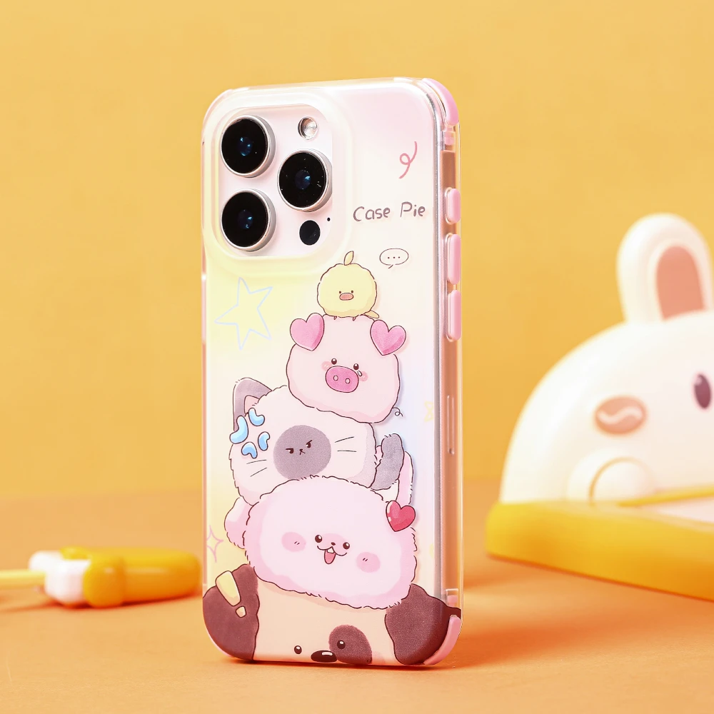 原创磨砂iPhone17promax四角伸缩防撞适用苹果16/15/14新款手机壳