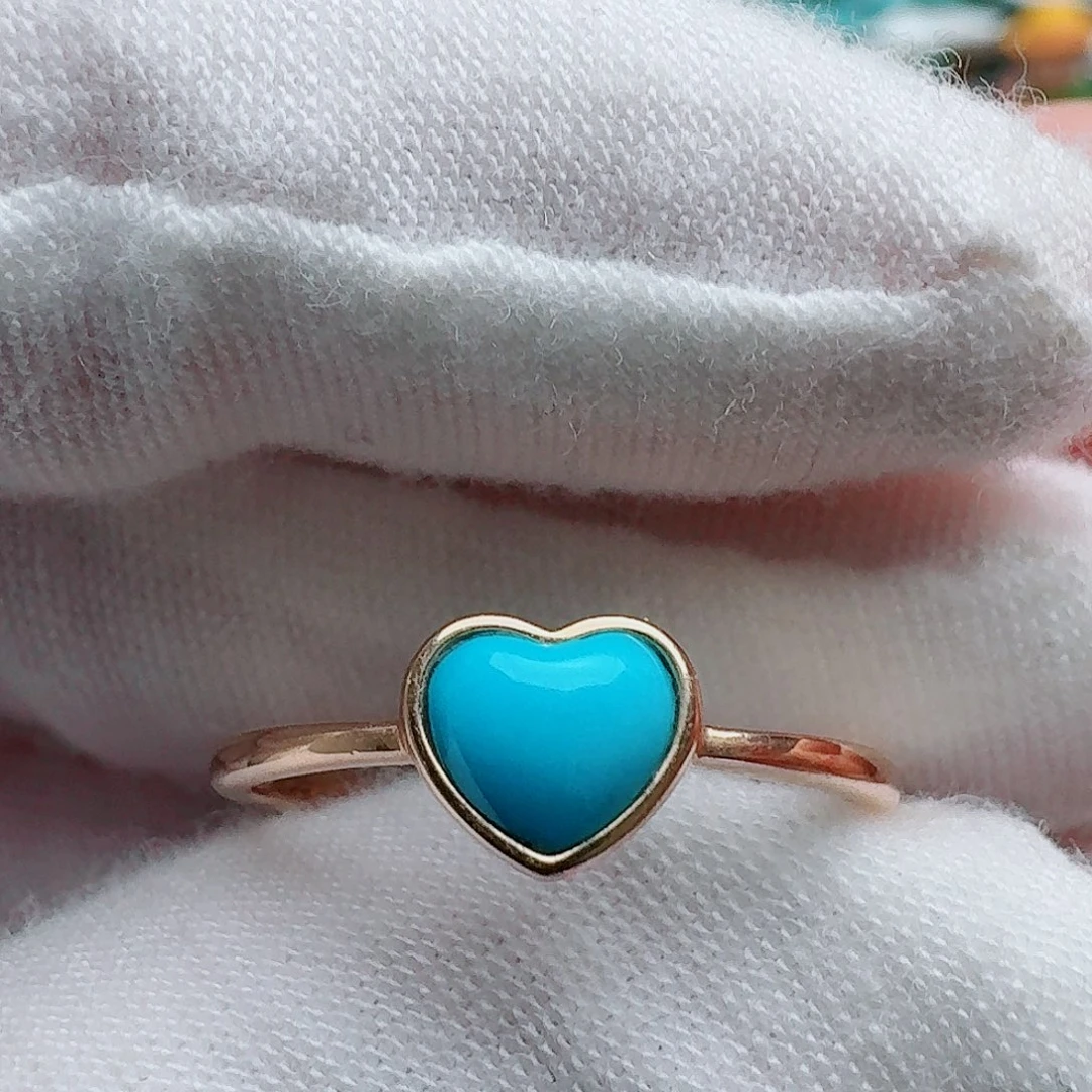 18K金镶嵌绿松石珠宝奇石