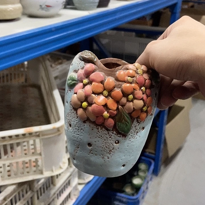 花盆单场满9.9发货9*13蓝