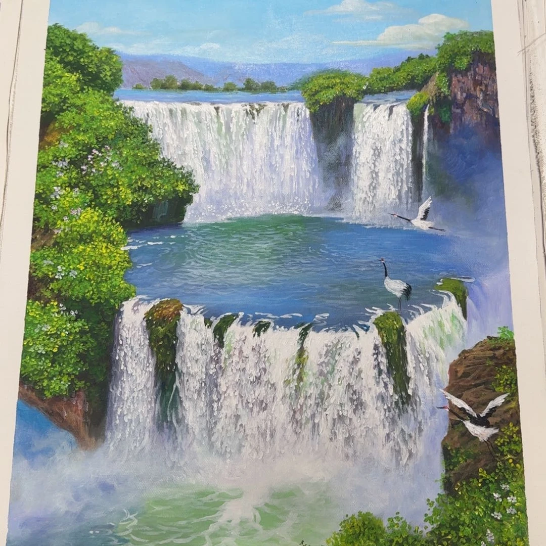 油画加油加油努力加油加油