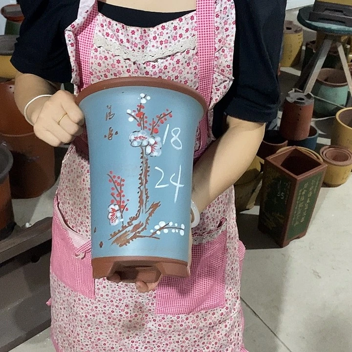 紫砂花盆紫砂花盆