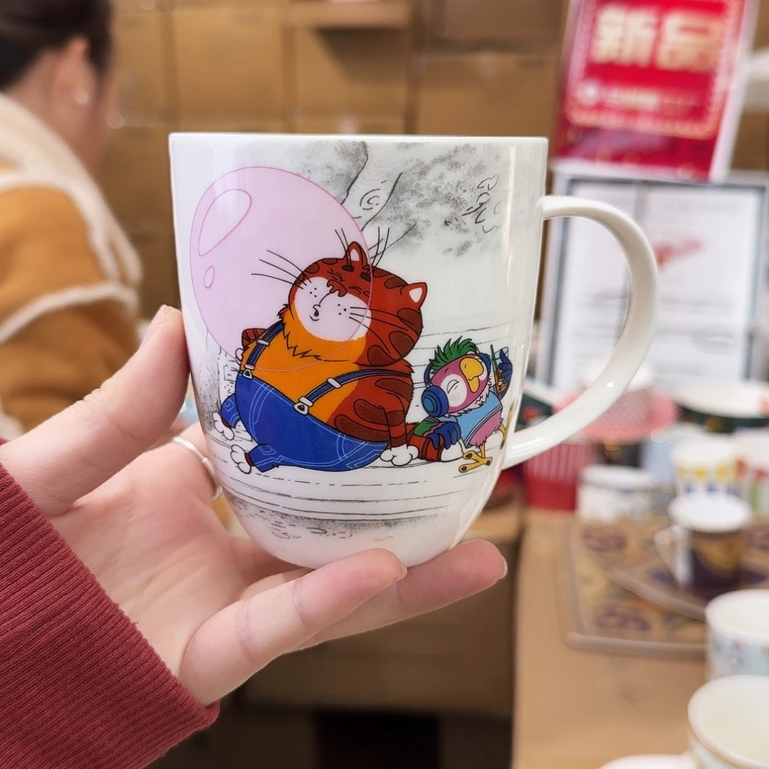 骨瓷马克杯370ml一个外贸骨瓷