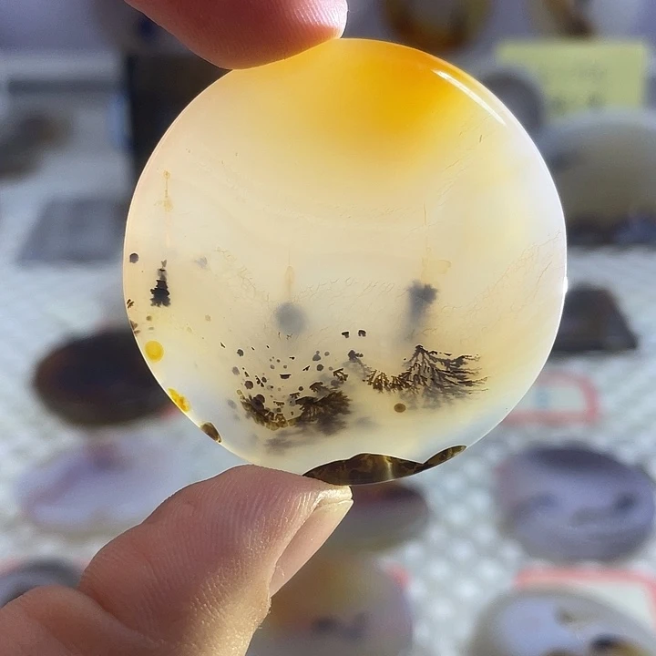 玛瑙/玉髓合金颈饰