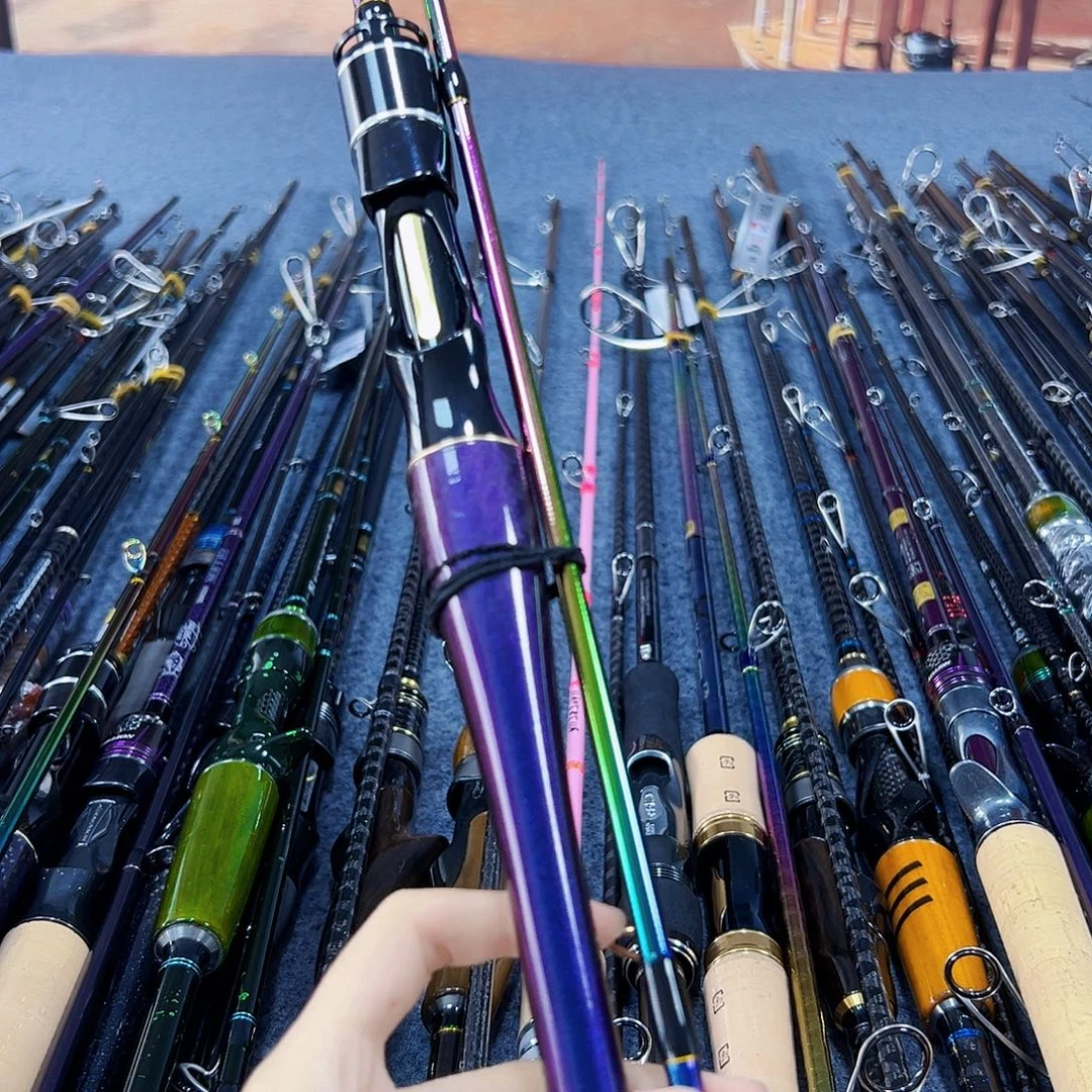 碳素路亚竿直柄两节路亚