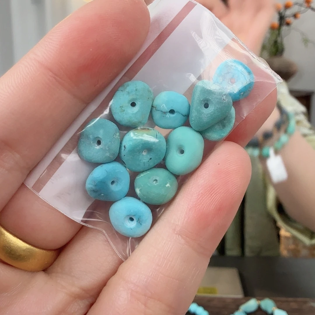 绿松石未镶嵌珠宝半成品