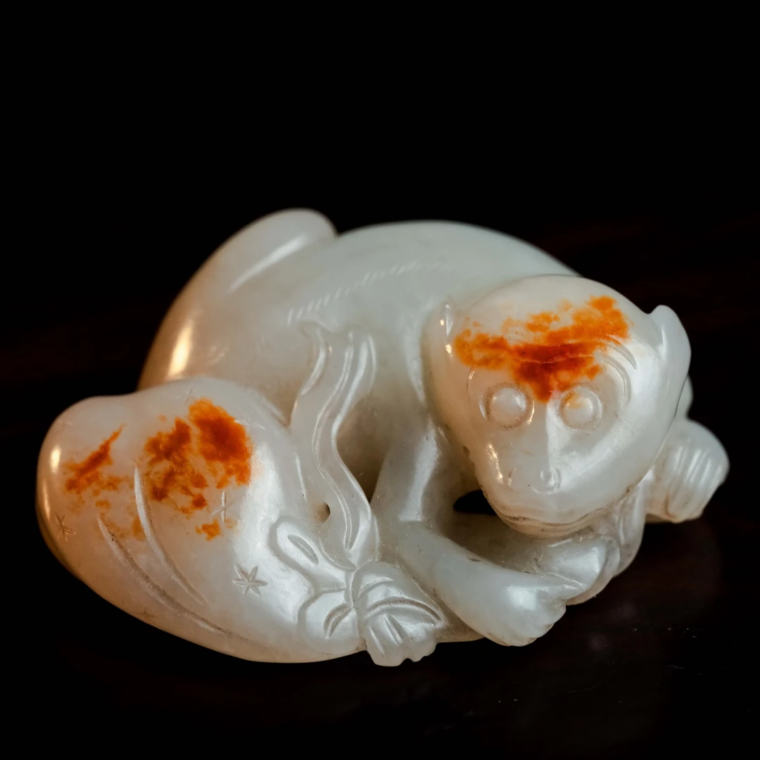 清代和田玉代代封侯-NX