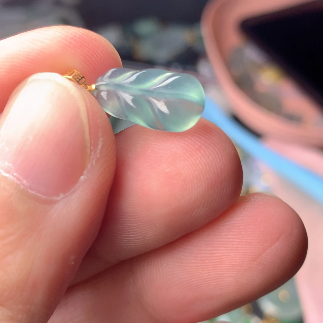 【闪购商品】翡翠18K金镶嵌颈饰翡翠