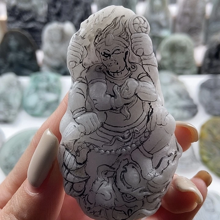 定制翡翠未镶嵌吊坠