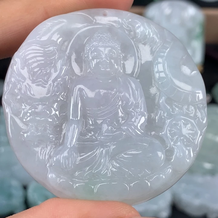 颈饰未镶嵌翡翠阿弥陀佛