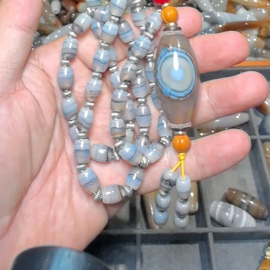 玛瑙/玉髓裸珠_ HEIMORI 天然天珠