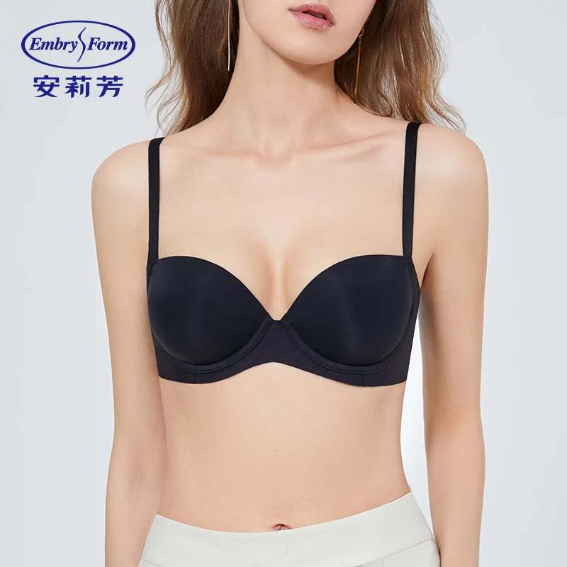 【奥莱专属】安莉芳舒适薄款上托防下垂轻盈透气女士文胸EB00673