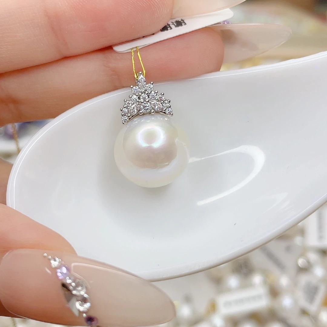 手***5淡水珍珠未镶嵌吊坠(赠链)