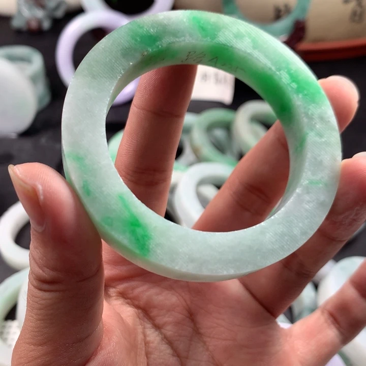 婷***姐定制翡翠天然缅甸翡翠a货未镶嵌