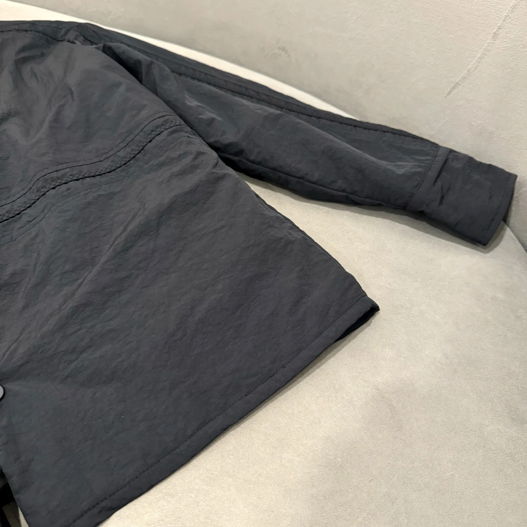 冬季小众时尚结构线座山雕老钱风保暖夹克男士休闲百搭加绒外套