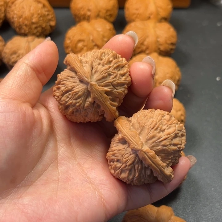 文玩核桃把件球白41