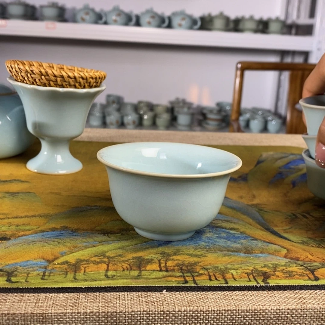 【闪购商品】天青压手杯一级。。。奎奎