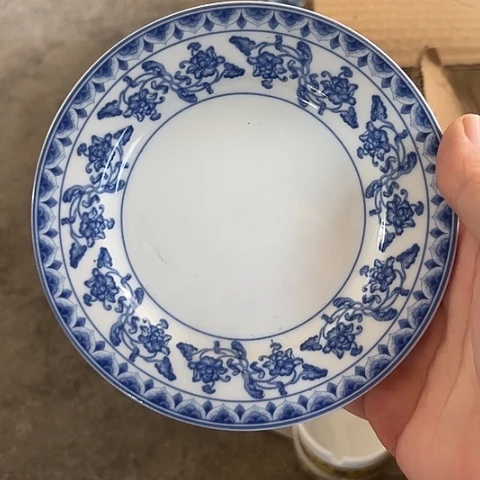 陶瓷5寸碟一个陶瓷