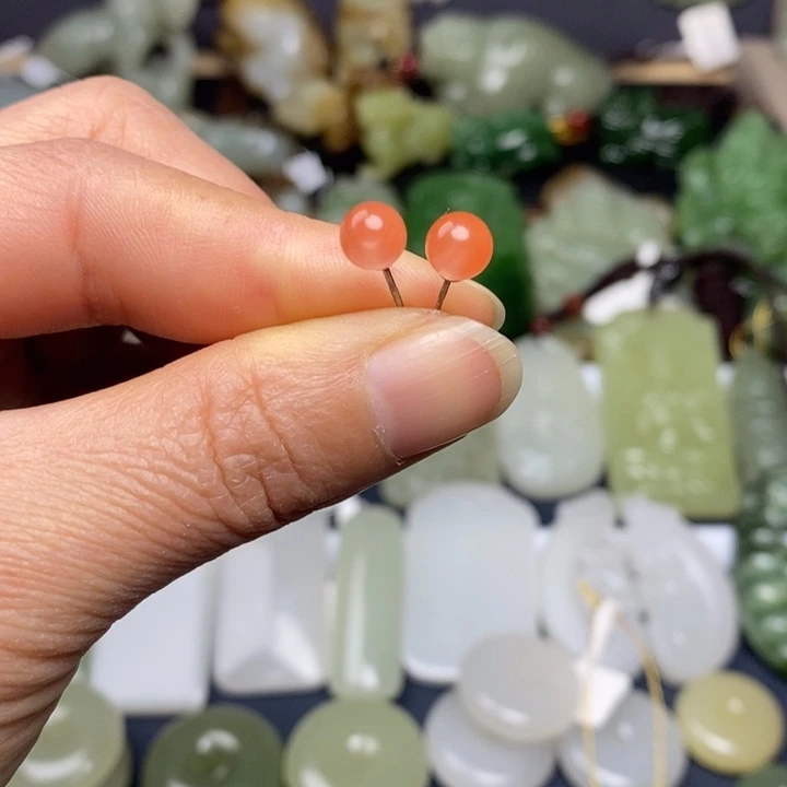 和田玉颈饰银S925镶嵌