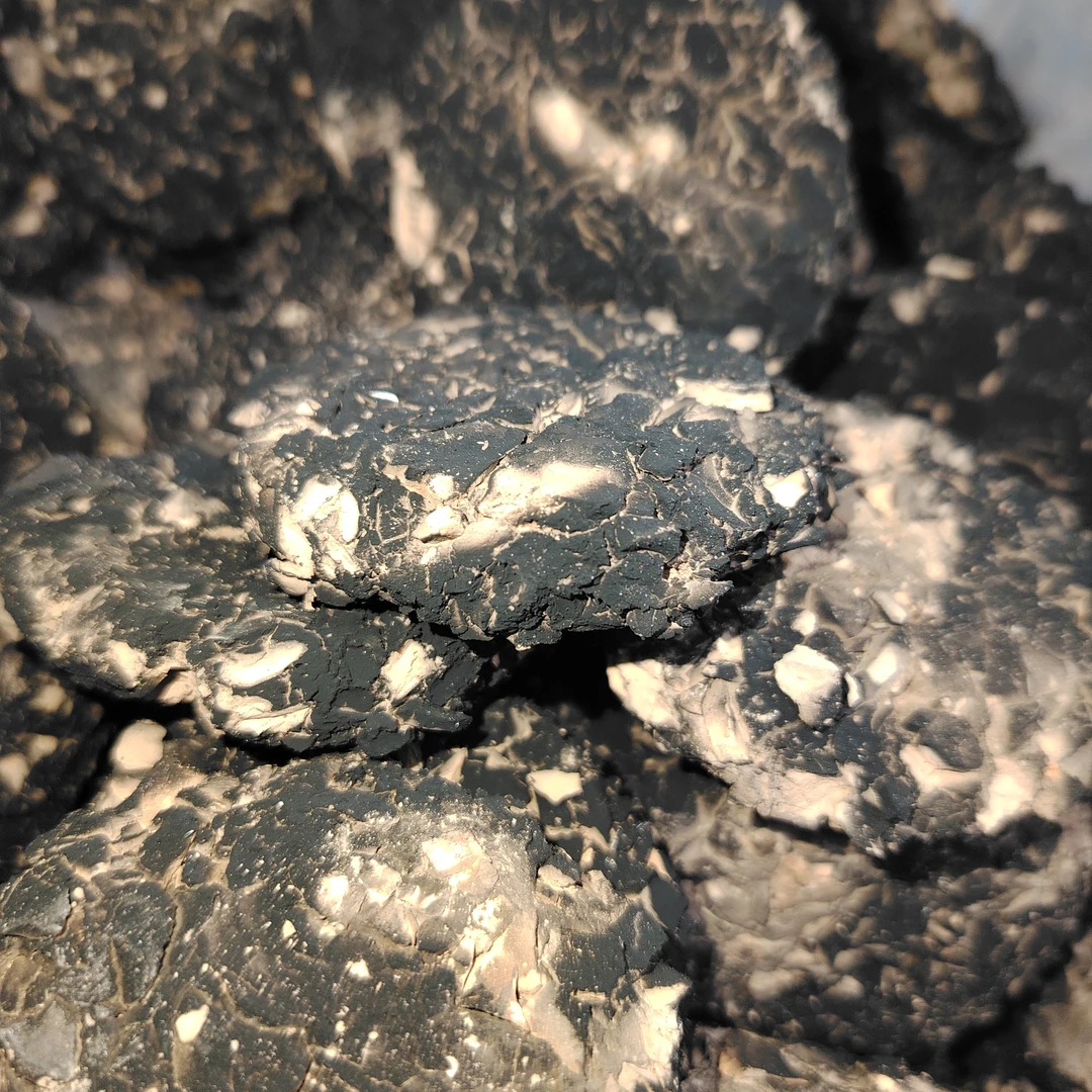 手工解压diy胶泥颗粒碎饼大列巴