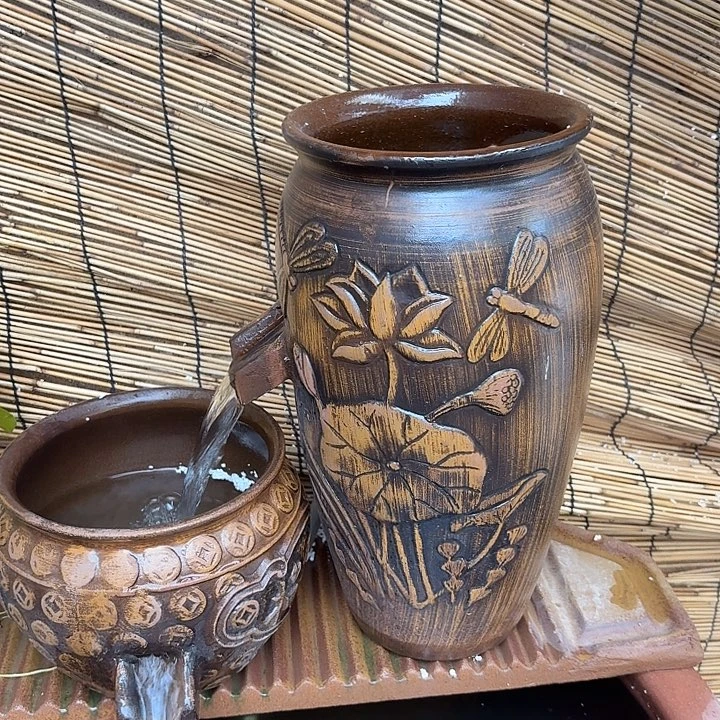 粗陶口径19/39，20/16➕15W水泵➕水管➕过滤棉