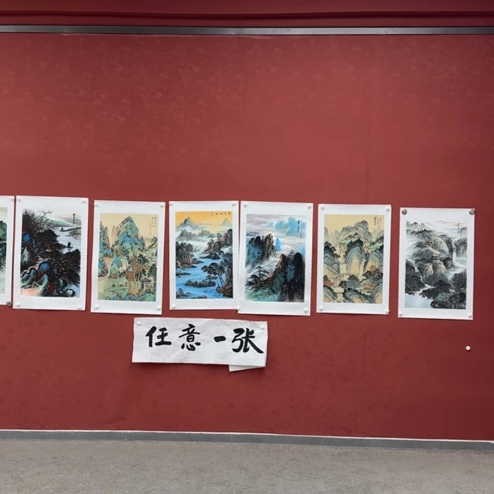 国画书画作品多次参加全国大展