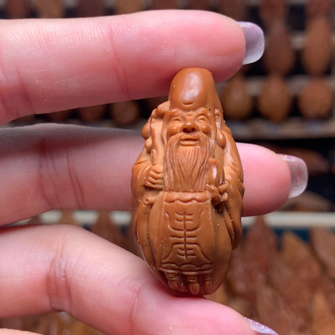 把件橄榄核整身寿星