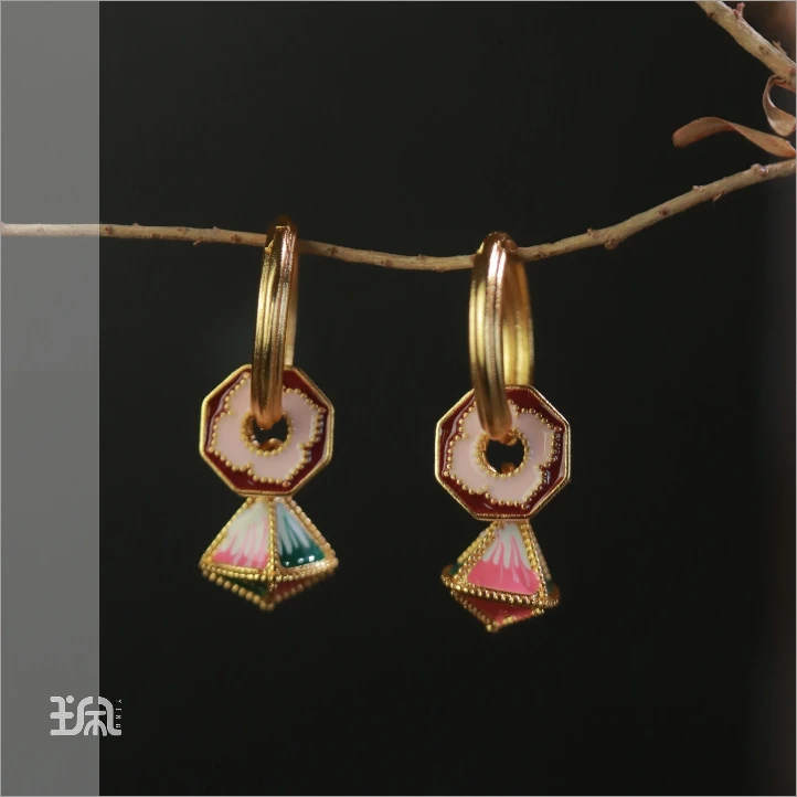 合金耳饰 紫兮耳环XYA24060101多样性发其一