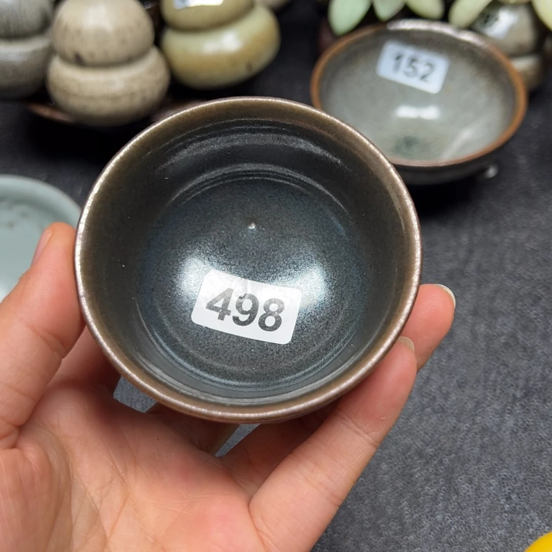 茶盏鸿***↗焦源龙窑，不忘初心498（漏一点点）