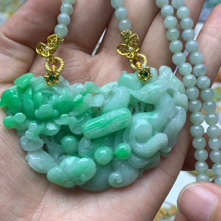颈饰未镶嵌翡翠翡翠