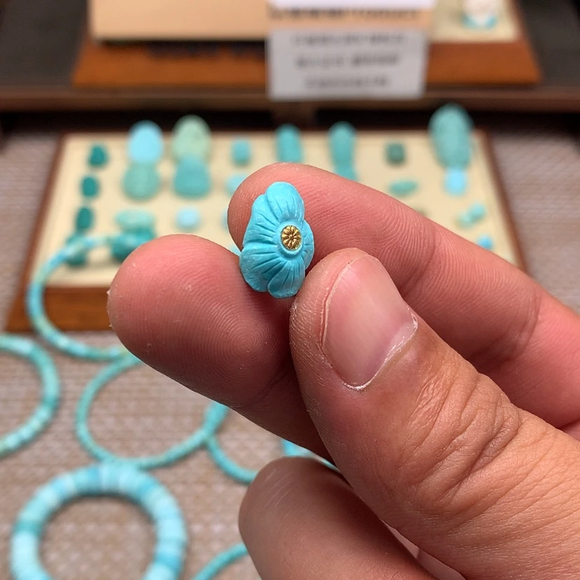 【闪购商品】绿松石未镶嵌颈饰16