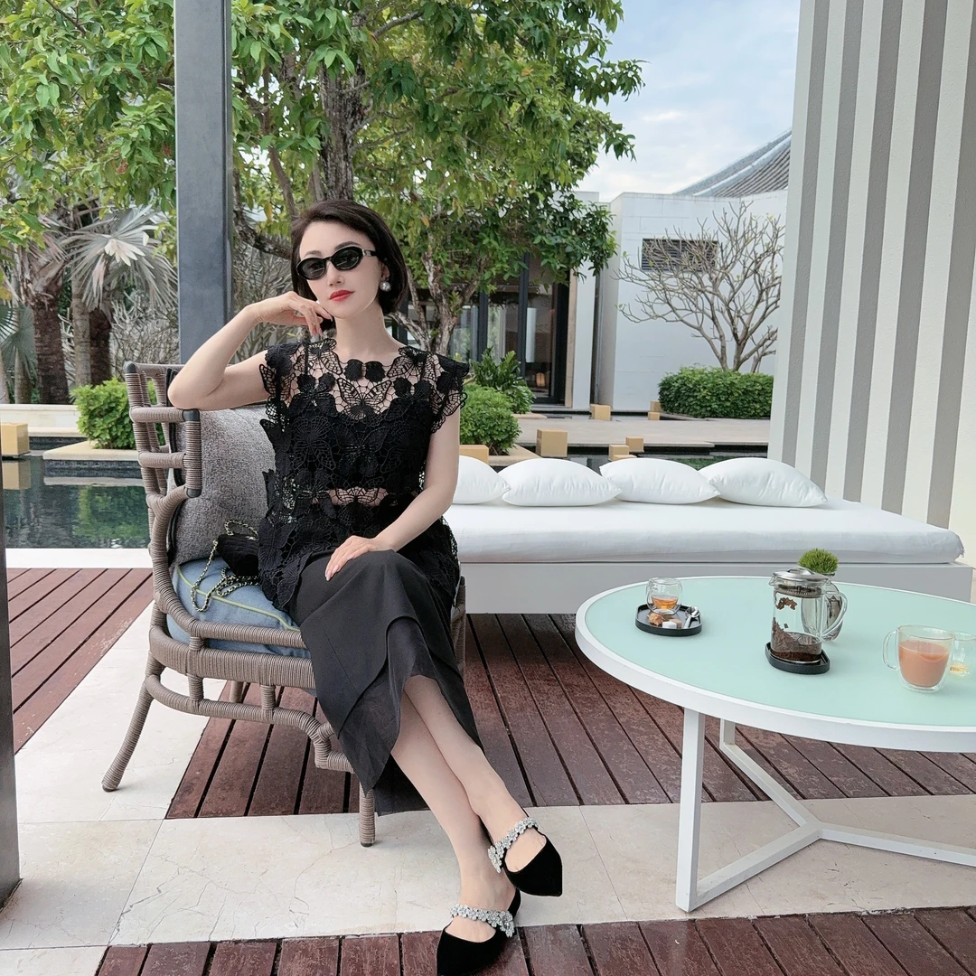 Betty Bairn【蝶梦】必入款蕾丝蝴蝶透视性感背心24B-BW7390