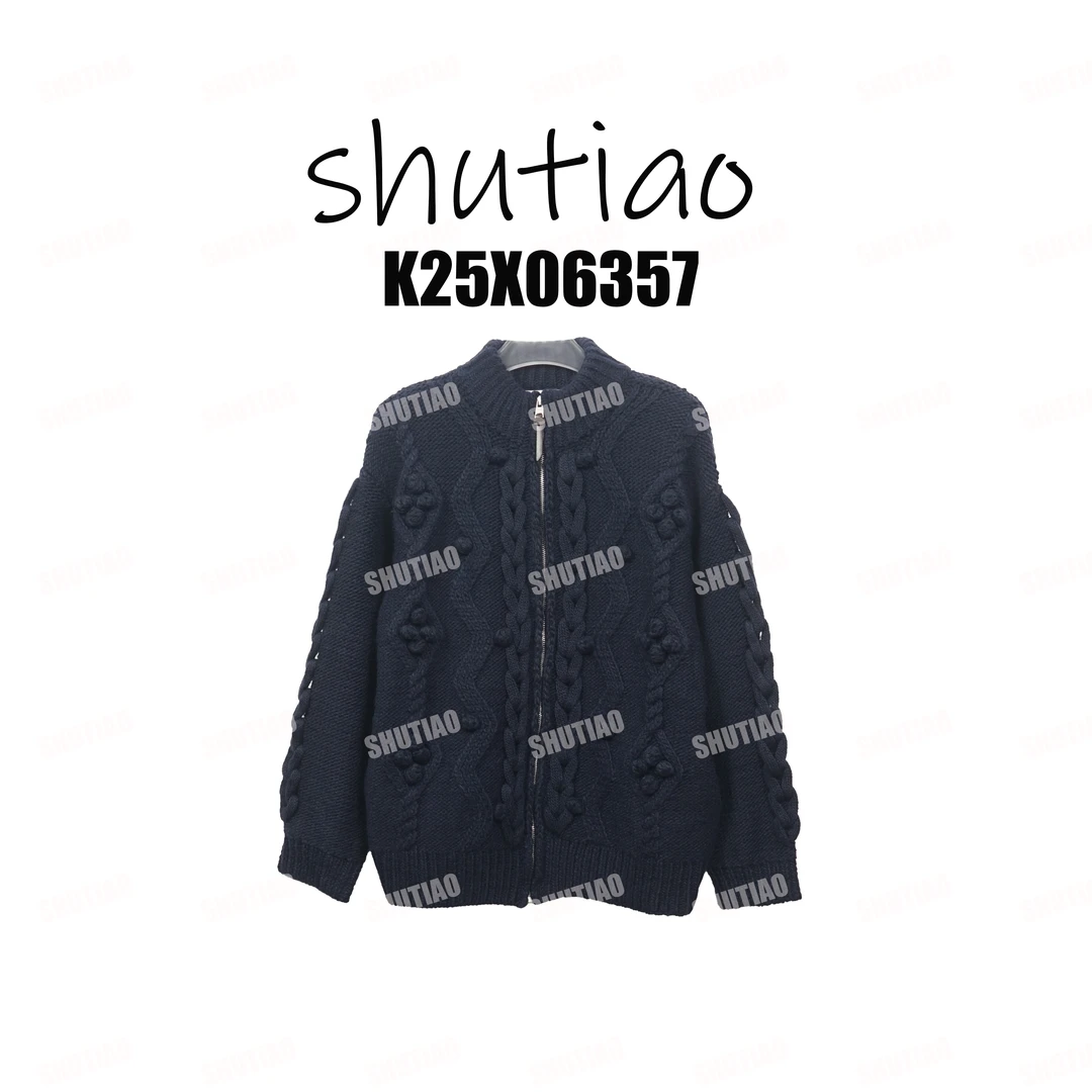 【SHUTIAO】2025秋冬：新款小众设计款开衫K25X06357
