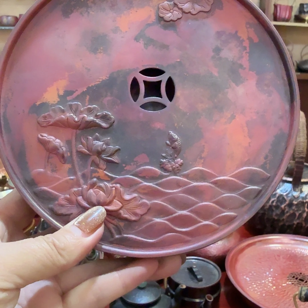 紫铜手工制作摆件