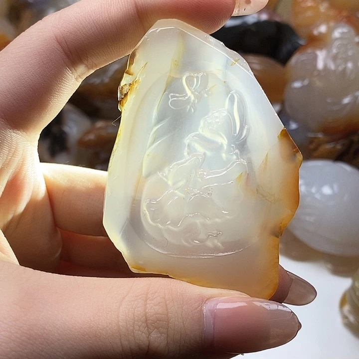玛瑙/玉髓合金颈饰