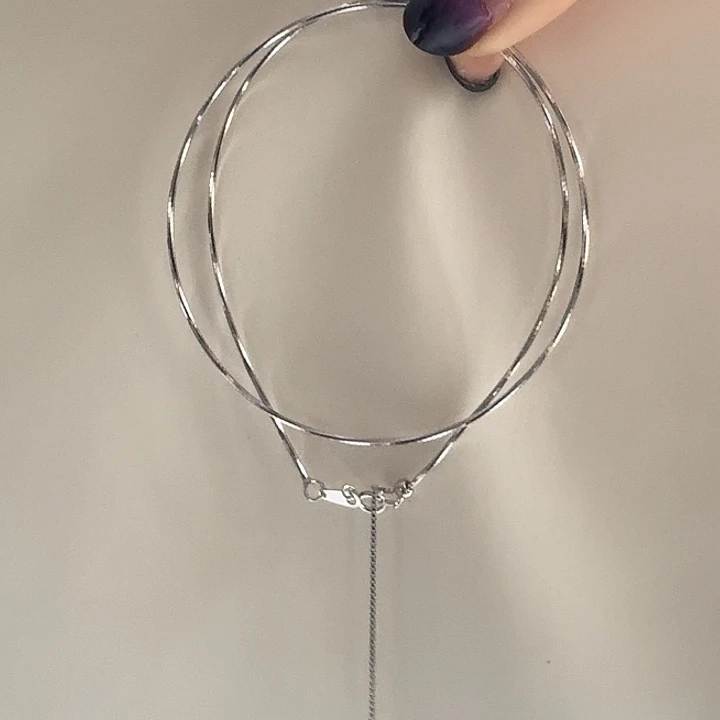 拼合珍珠（马贝珠）项圈银S925镶嵌项圈